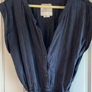 ANTHROPOLOGIE UTILITY ROMPER